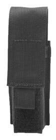 Elite Survival Systems Black MOLLE MK-IV Mace Pouch has a hook and loop closure